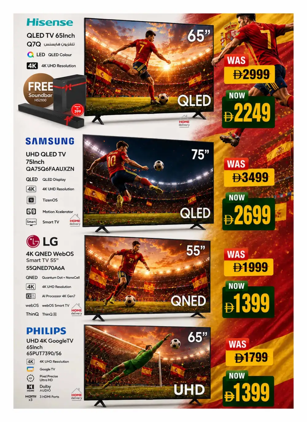 Nesto Free Kick Electronics Sale Huge Discounts on Smart TVs and PS5 Slim page 6
