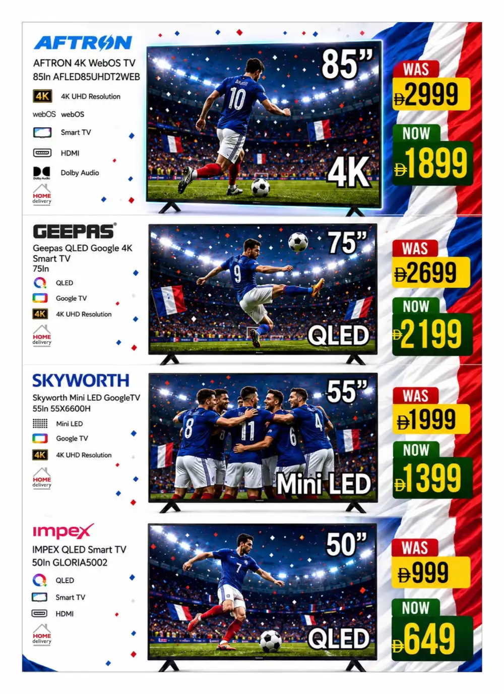Nesto Free Kick Electronics Sale Huge Discounts on Smart TVs and PS5 Slim page 7