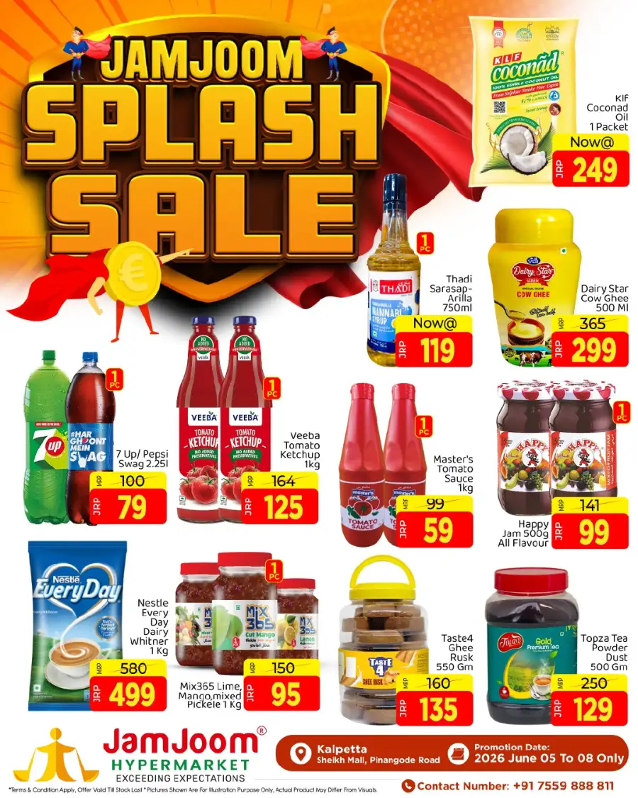 JamJoom Splash Sale Kalpetta Offers page 1