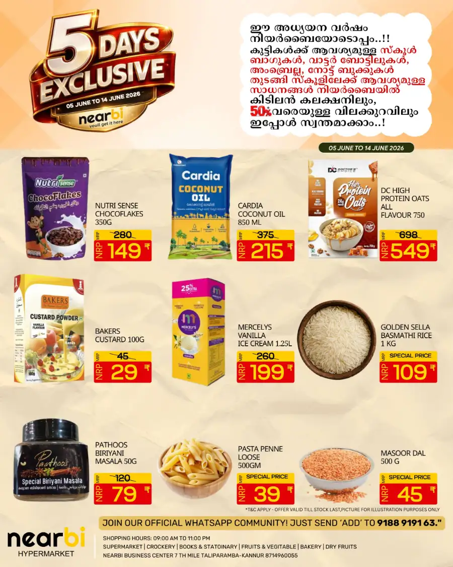 Nearbi Hypermarket June Exclusive Offers Taliparamba page 3