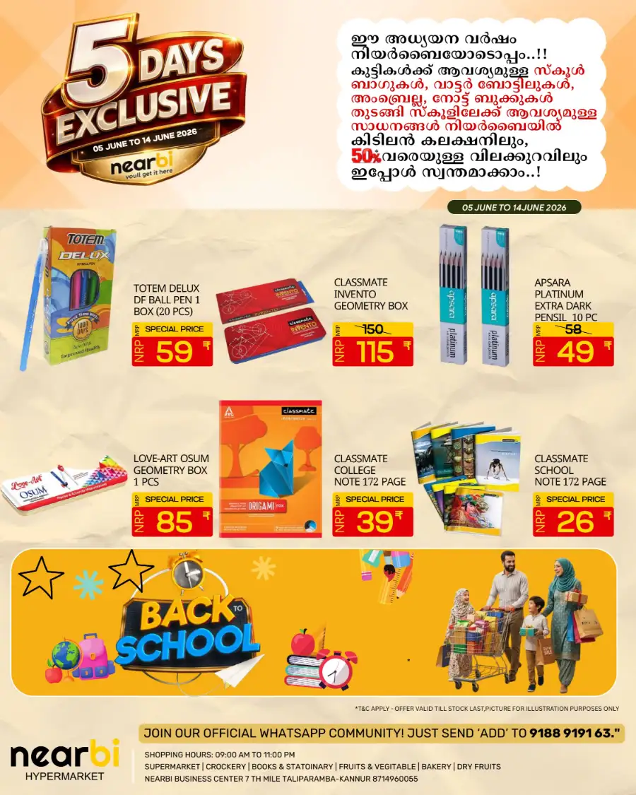 Nearbi Hypermarket June Exclusive Offers Taliparamba page 5