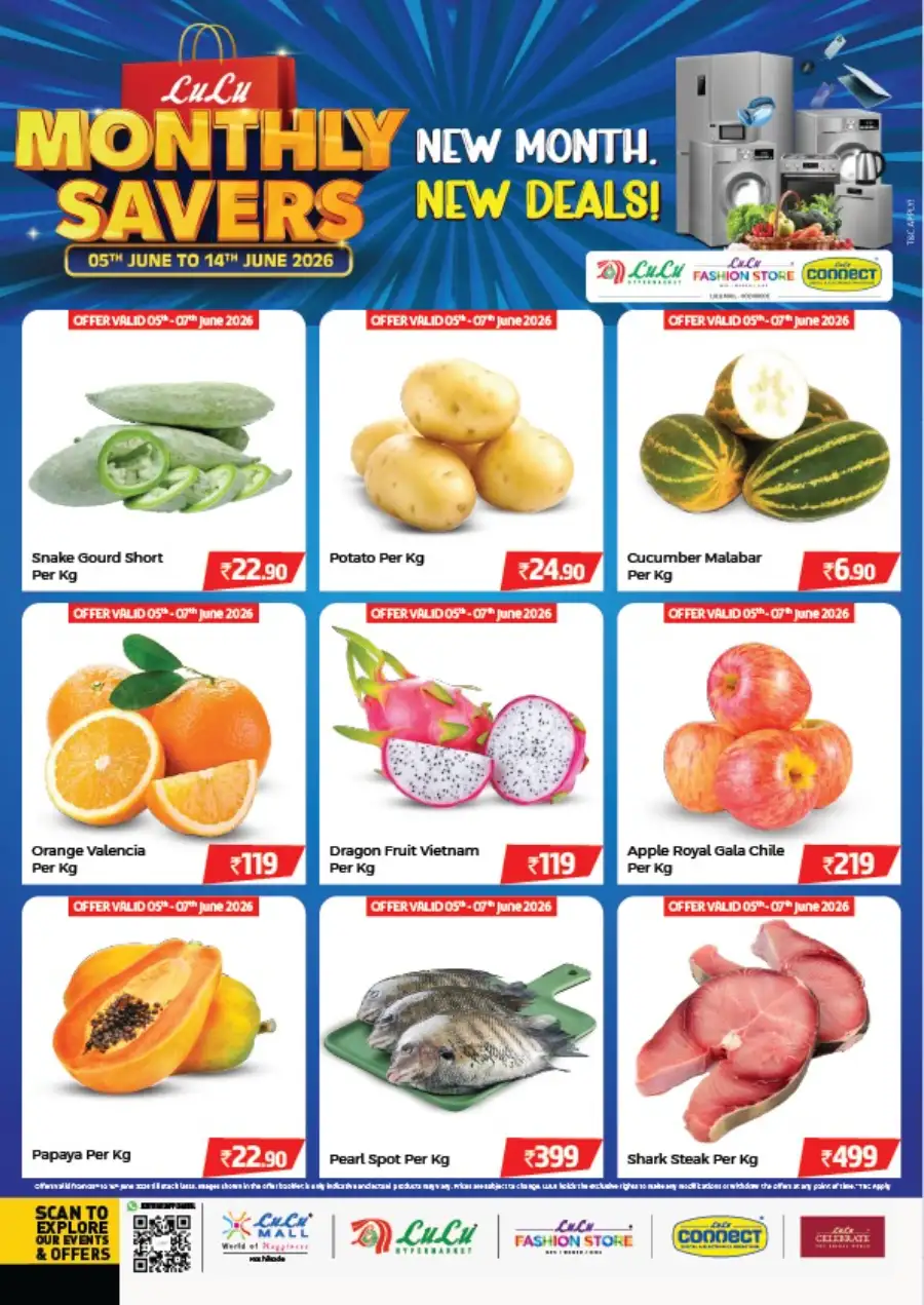 Lulu Mall Calicut Monthly Savers Offers June 2026 page 1