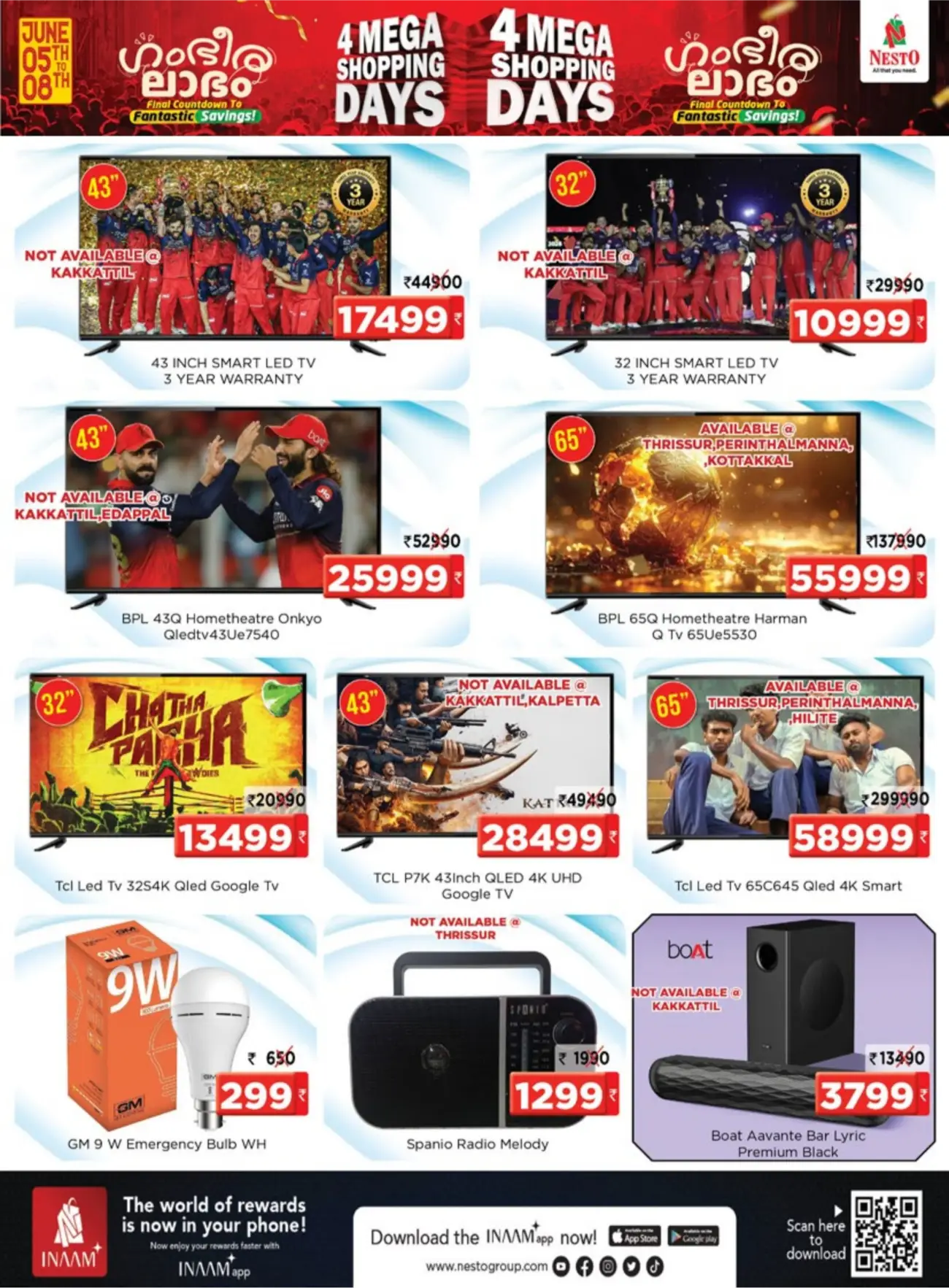 Nesto 4 Mega Shopping Days Gokulam Mall Calicut | June 2026 page 16