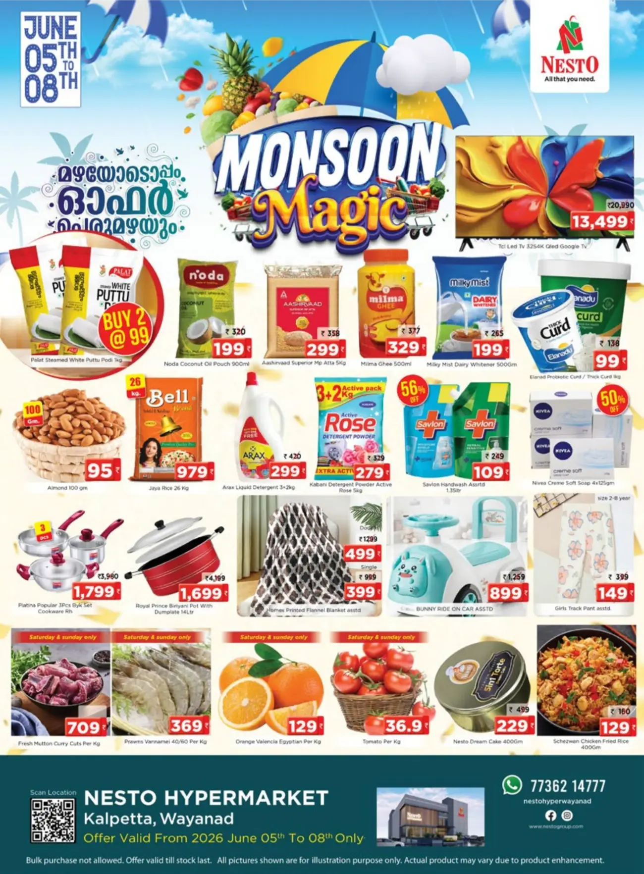 Nesto Monsoon Magic Offers Kalpetta June 2026 page 1