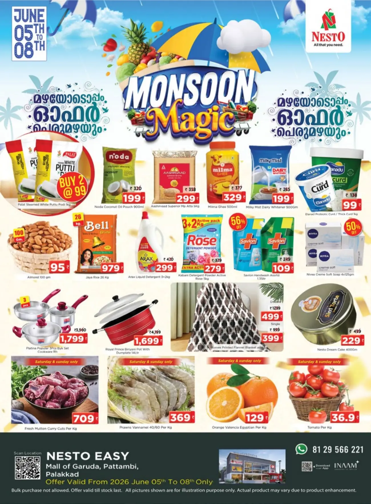 Nesto Monsoon Magic Offers Pattambi June 2026 page 1