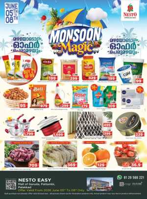 Nesto Monsoon Magic Offers Pattambi June 2026 flyer cover