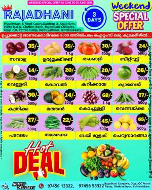 Weekend special offer flyer cover