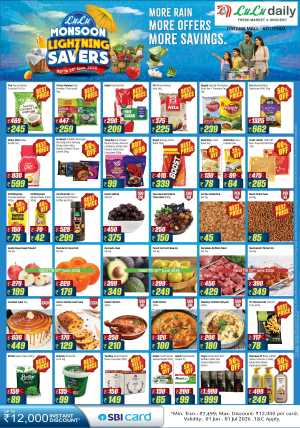 Lulu Kottiyam Monsoon Lightning Savers June 2026 flyer cover