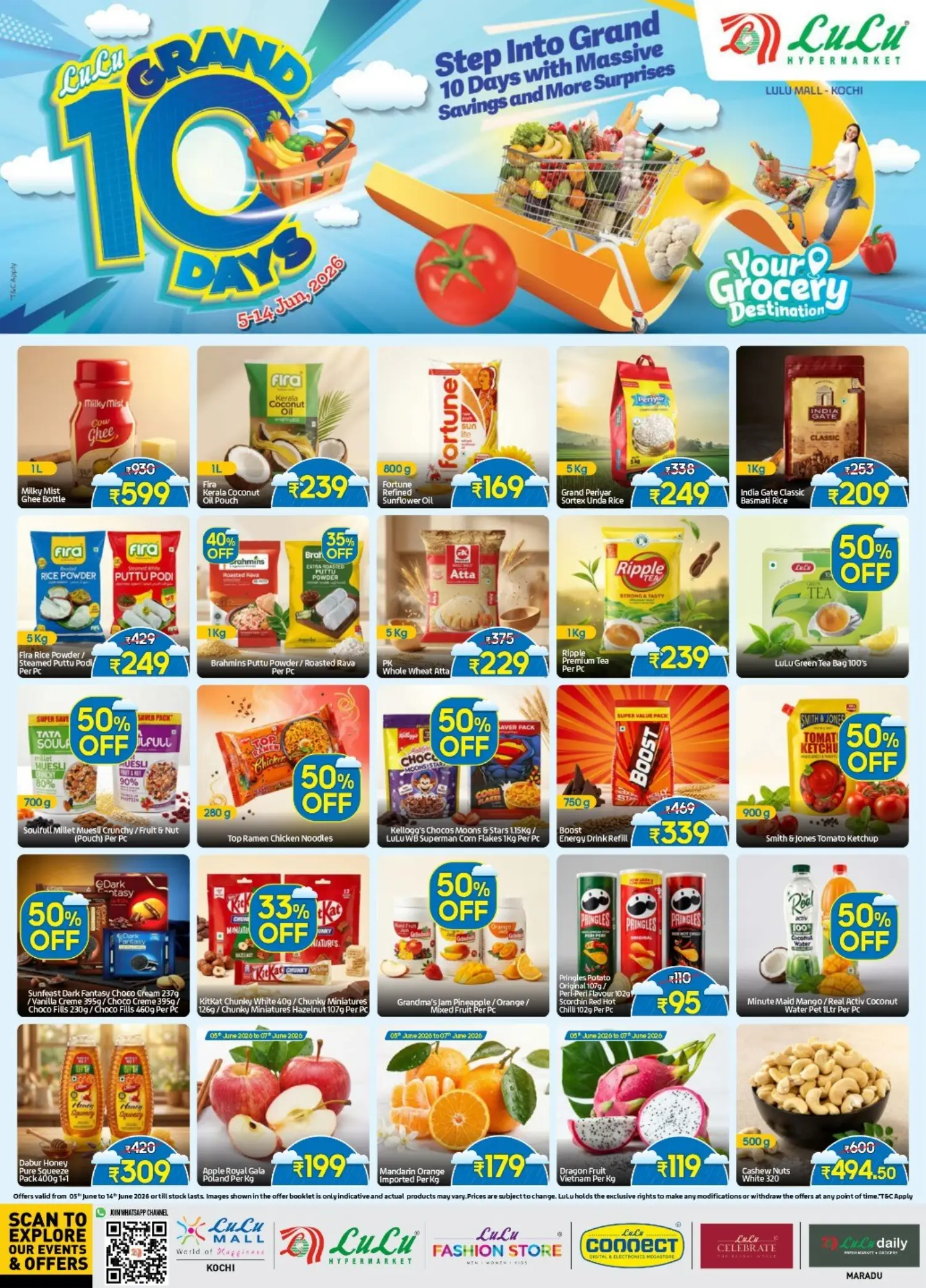 LuLu Kochi Grand 10 Days Offers June 2026 page 1