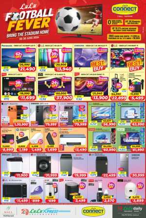 LuLu Football Fever Electronics Offers | June 2026 flyer cover