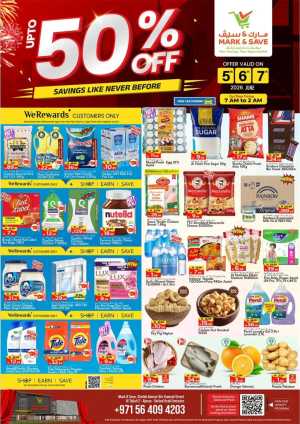 Mark and Save Al Tallah Grand Super Sale Offers flyer cover