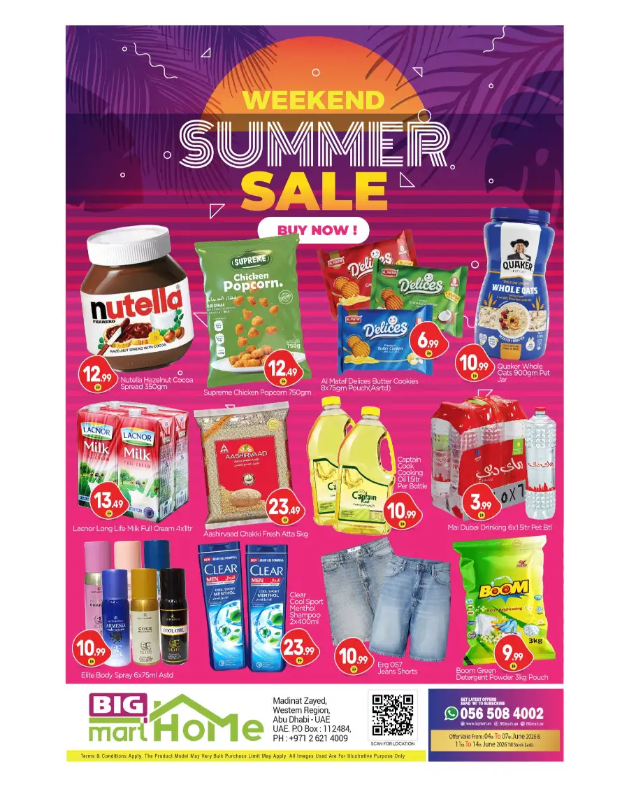 Big Mart Home Weekend Summer Sale Abu Dhabi page 1
