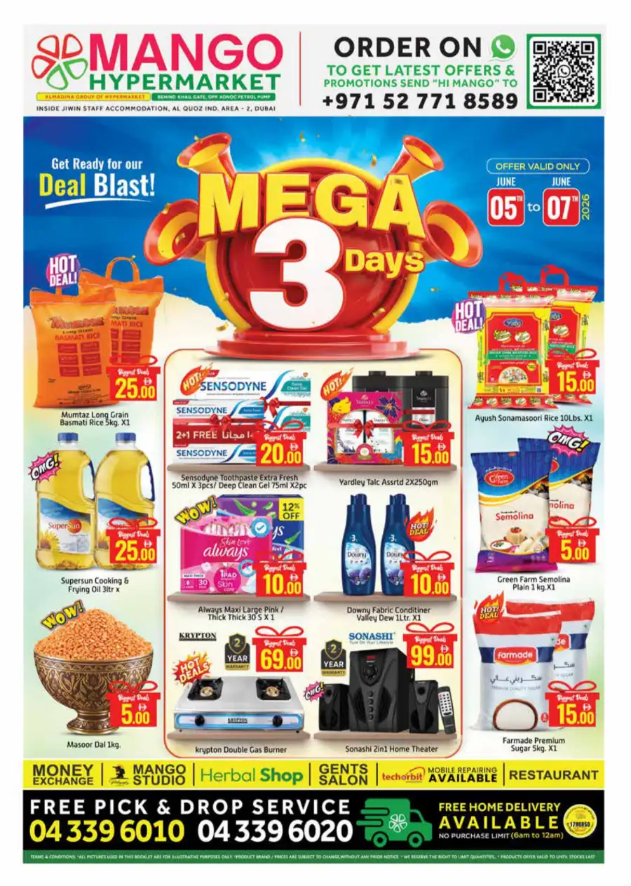 Mango Hypermarket Al Quoz Dubai Mega 3 Days Deals June 2026 page 1