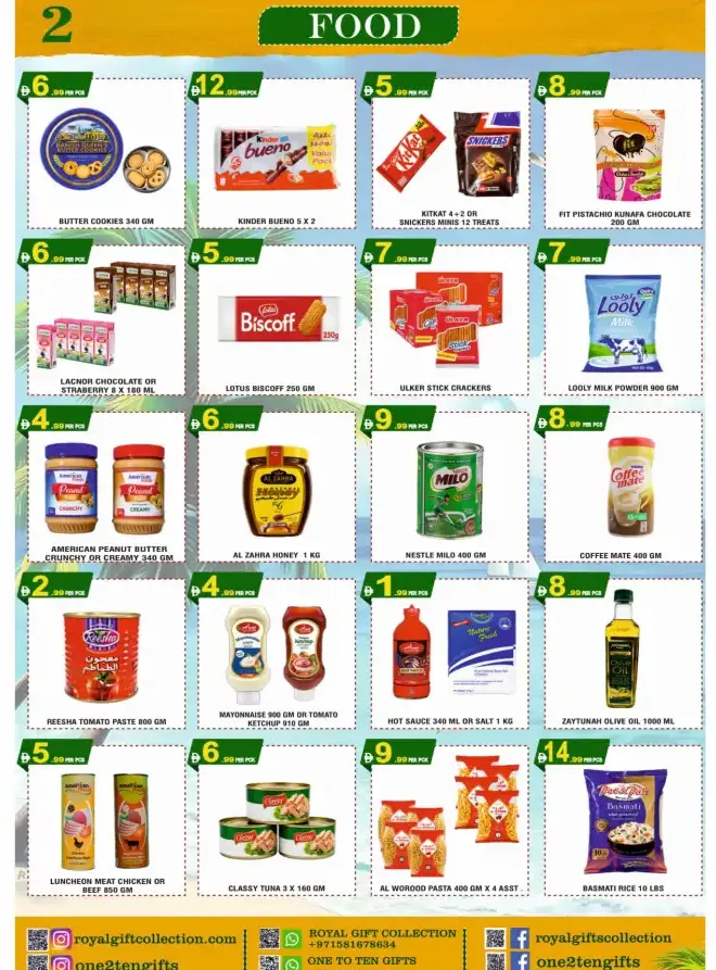 One2Ten Gifts Summer Collection Deals page 2