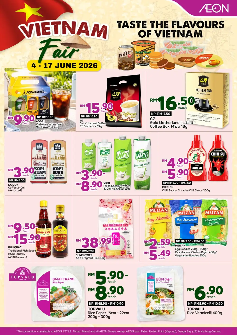 AEON Malaysia Vietnam Fair Promotion June 2026 page 1