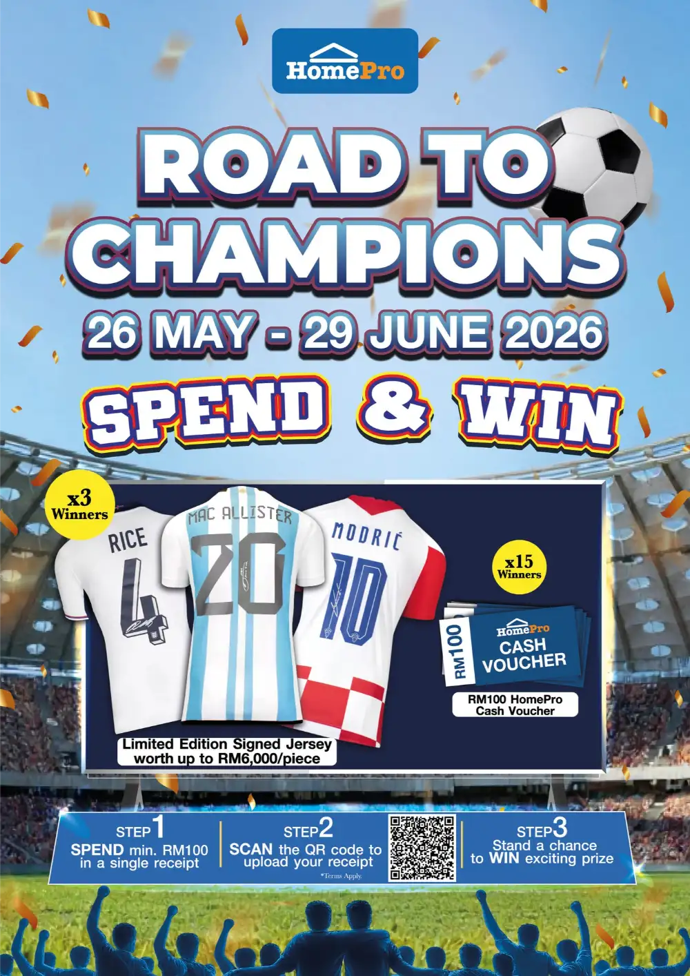 HomePro Malaysia Road To Champions Promotion June 2026 page 1