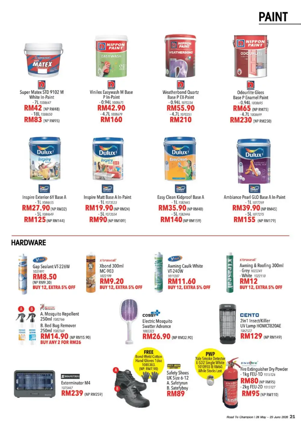 HomePro Malaysia Road To Champions Promotion June 2026 page 21