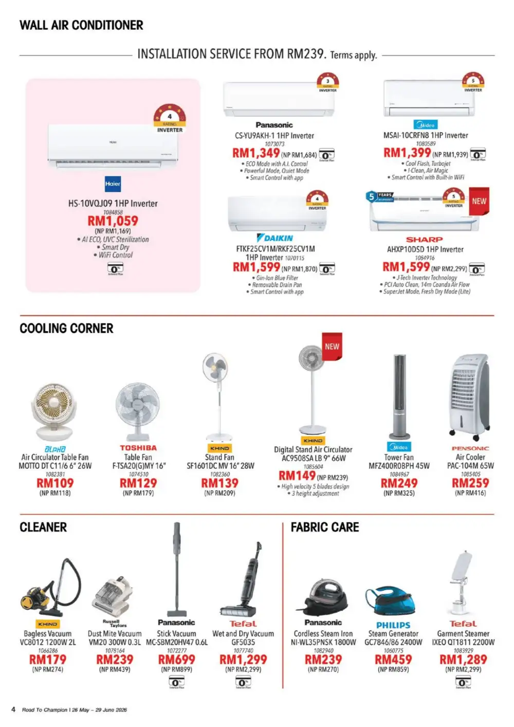 HomePro Malaysia Road To Champions Promotion June 2026 page 4