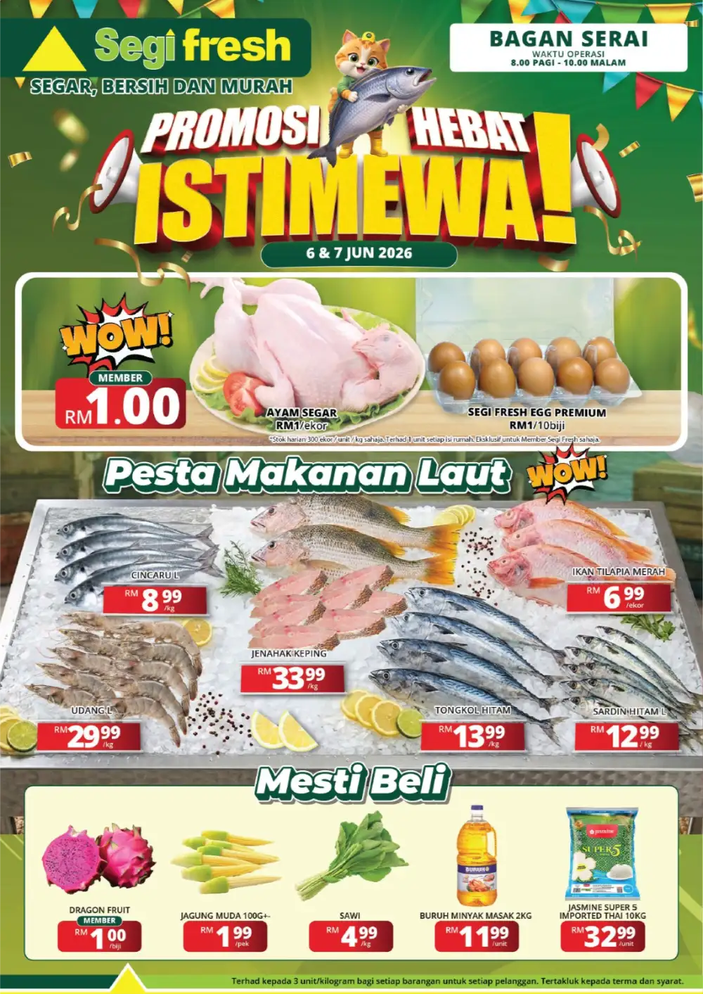 Segi Fresh Bagan Serai Promotion June 2026 page 1