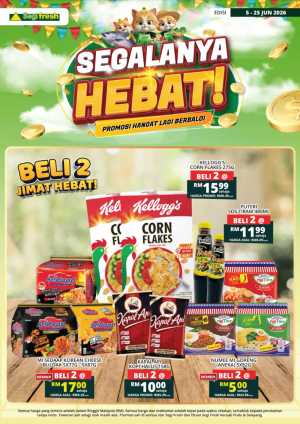 Segi Fresh Beli 2 Jimat Hebat Promotion June 2026 flyer cover