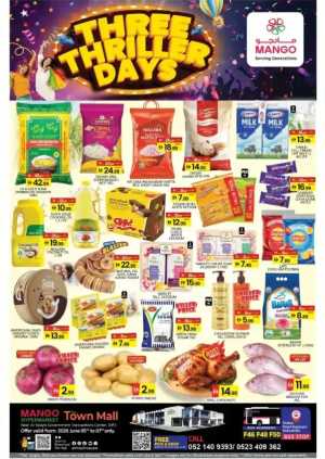 Mango Hypermarket Dubai Three Thriller Days Offers June 2026 flyer cover