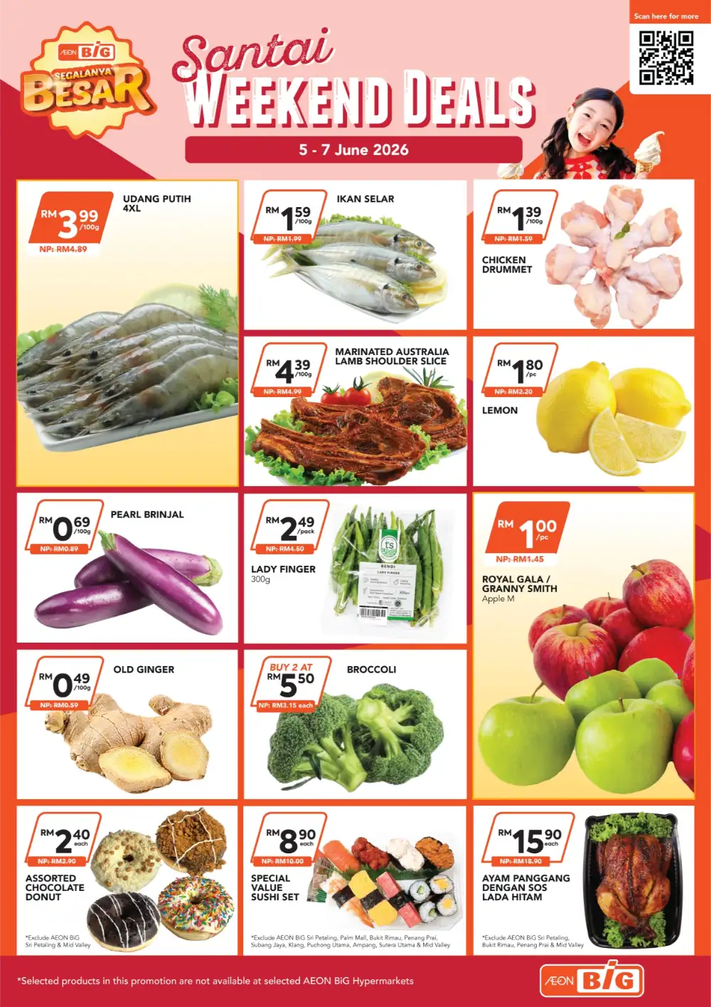 AEON BiG Santai Weekend Deals Grocery Sale page 1