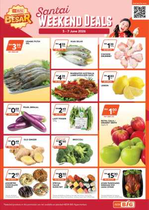 AEON BiG Santai Weekend Deals Grocery Sale flyer cover