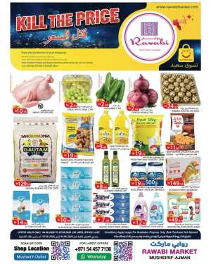 Rawabi Market Ajman Kill The Price Offers June 2026 flyer cover