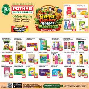Pothys Bigger Basket Bigger Savings Offers flyer cover