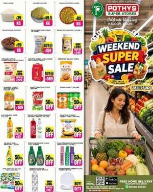 Pothys Kochi Weekend Super Sale Grocery Offers flyer cover
