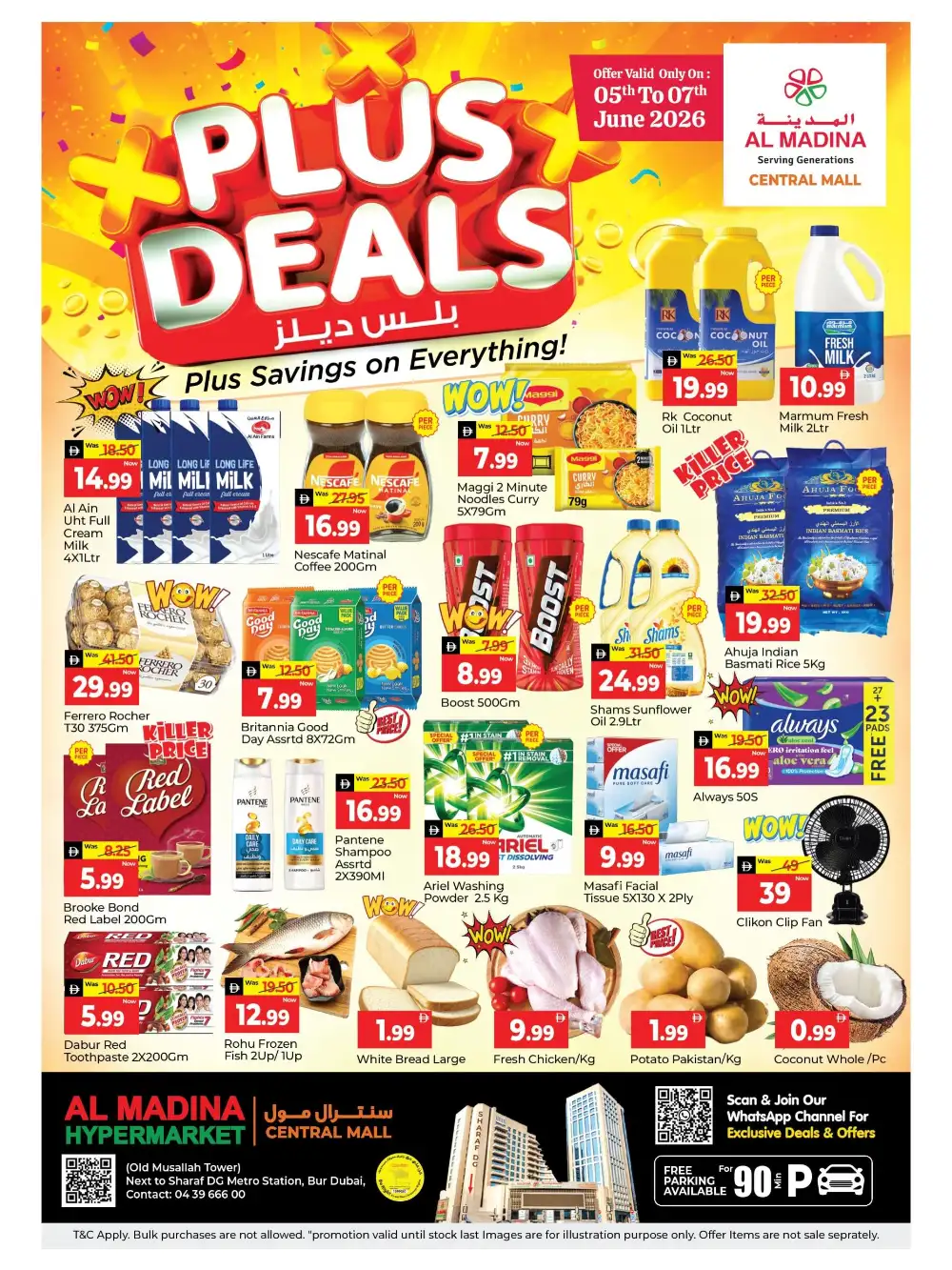 Al Madina Central Mall Plus Deals Grocery Offers page 1