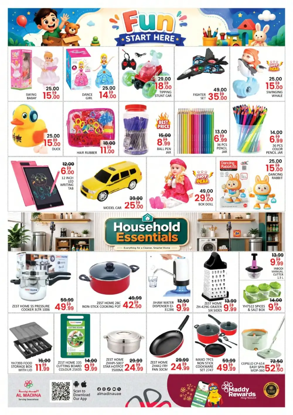 Al Madina Al Qouz Mall Weekend Price Drop Grocery Offers page 9