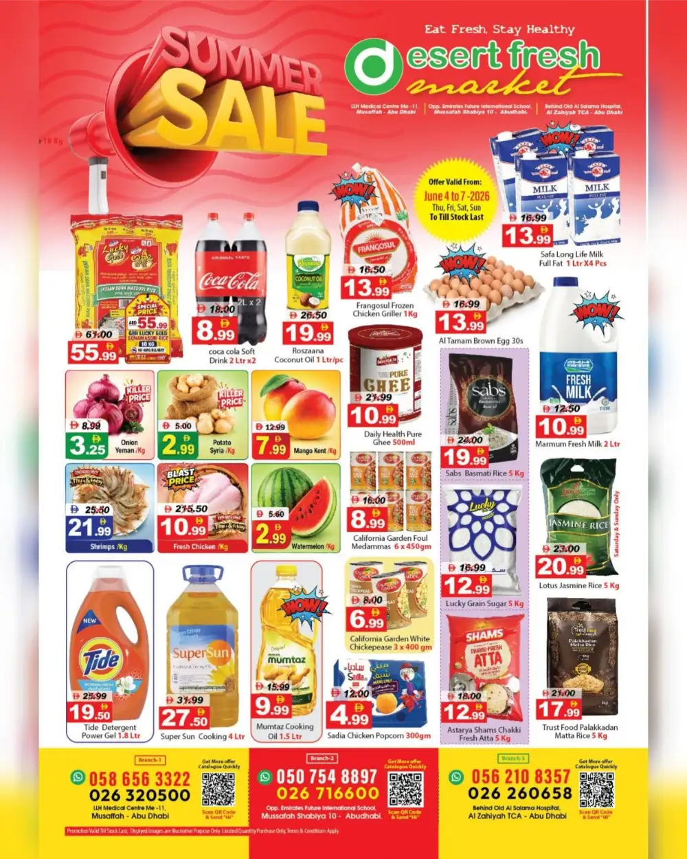 Desert Fresh Market Abu Dhabi Summer Sale Grocery Offers page 1