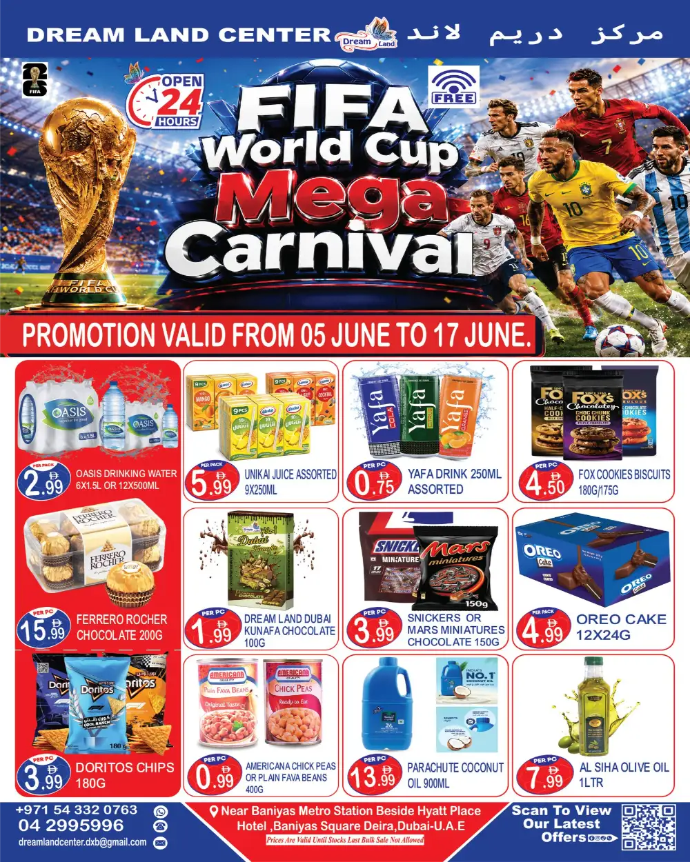 Dream Land Center Baniyas Square FIFA Mega Carnival Offers page 1