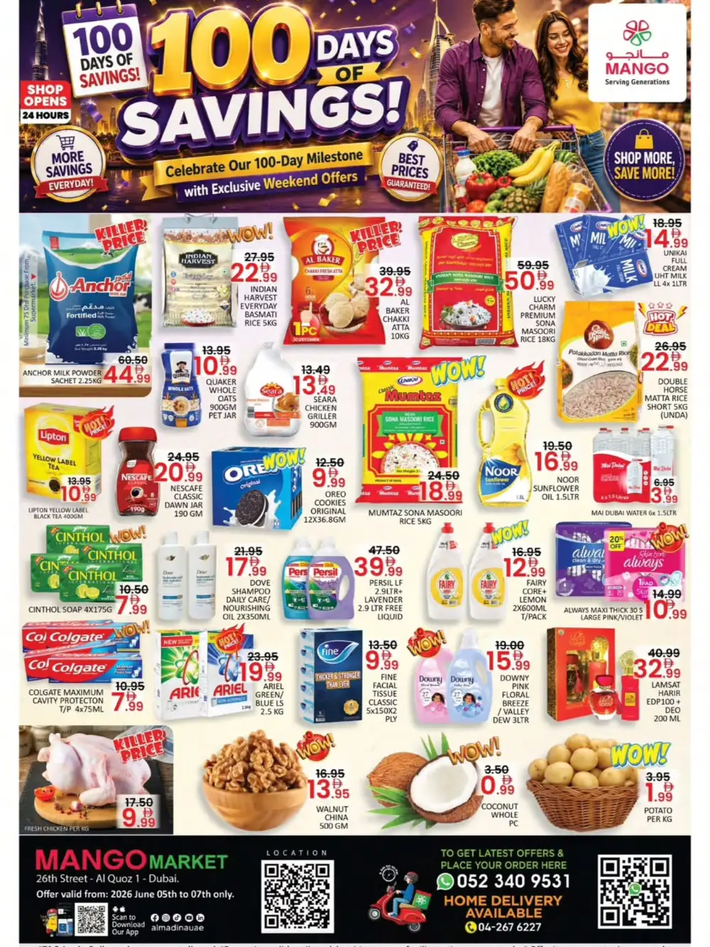 Mango Market Al Quoz 100 Days of Savings Grocery Offers page 1