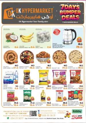 OK Hypermarket Abu Dhabi Weekly Deals | Latest Catalogue flyer cover