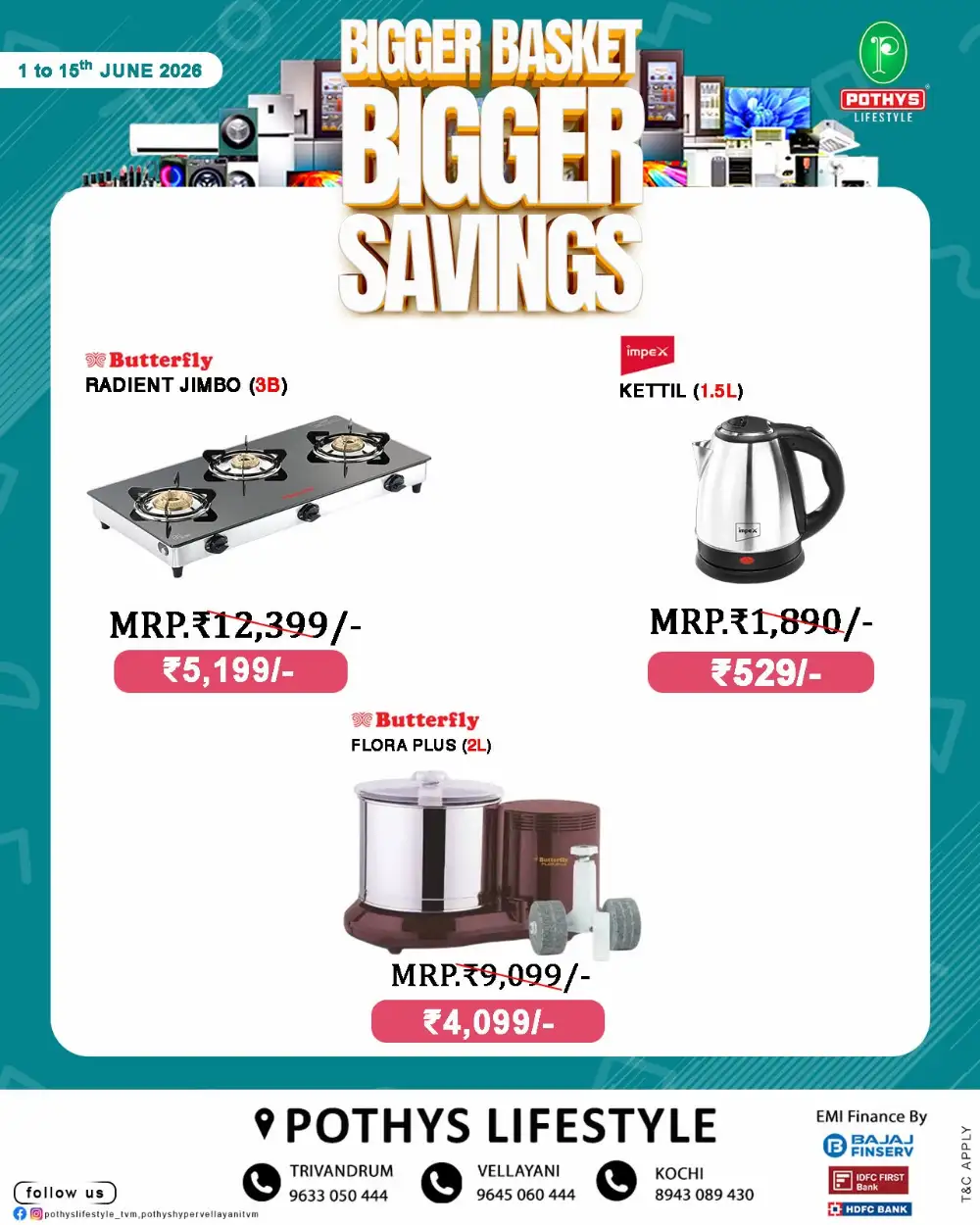 Pothys Lifestyle Bigger Savings June Offers page 3