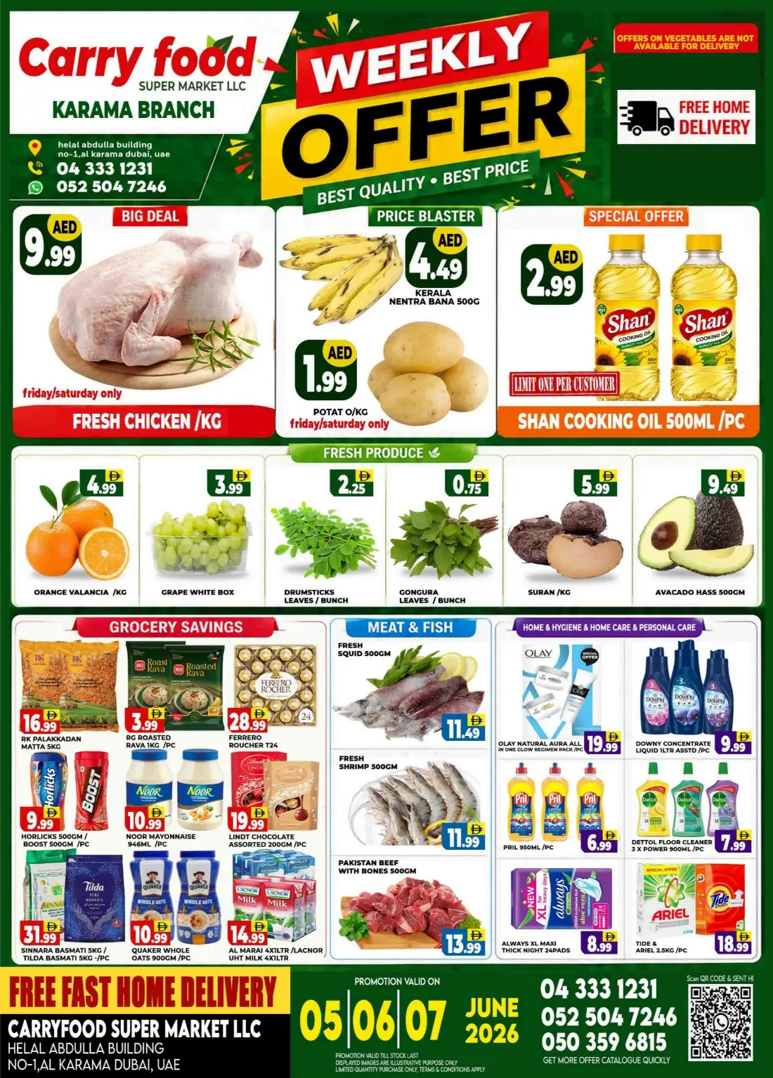 Carryfood Karama Weekly Offers June 2026 page 1