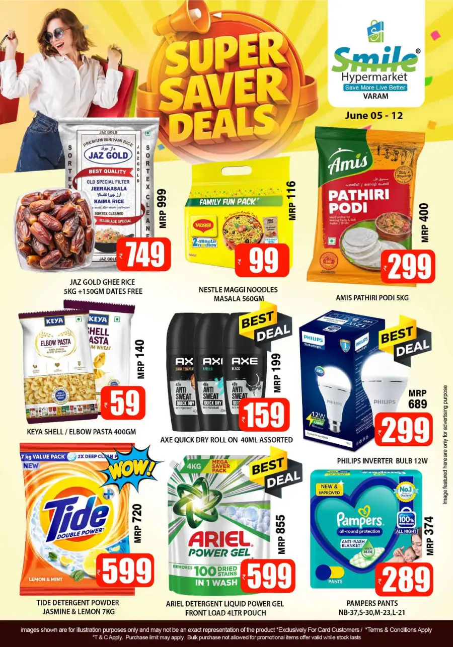 Smile Hypermarket Varam Super Saver Deals June 05 to 12 page 1