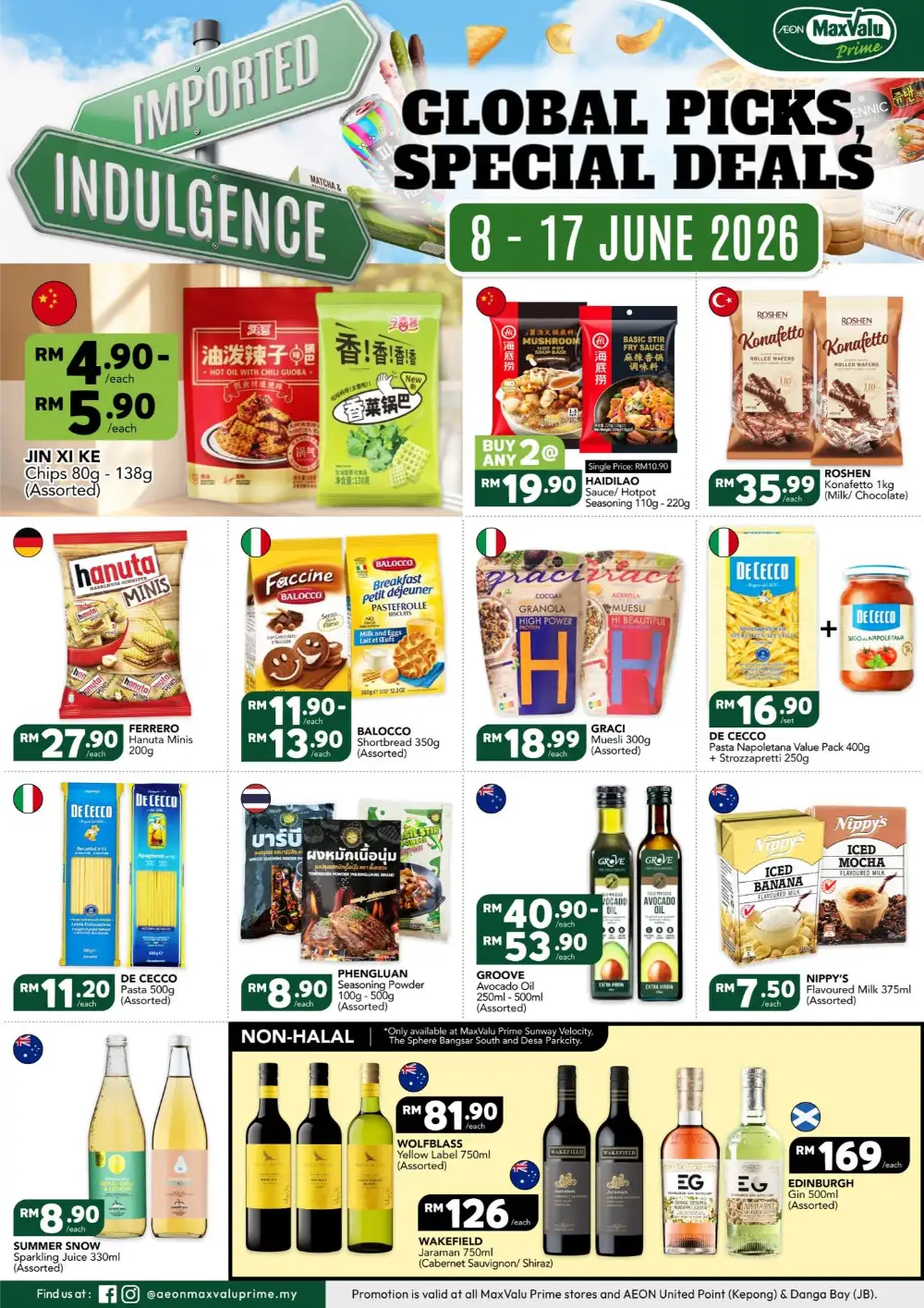 AEON MaxValu Prime Global Picks Promo | Save Today page 1