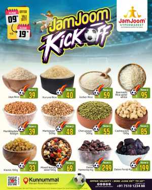 JamJoom Kunnummal Kick Off Offers | Save Today flyer cover