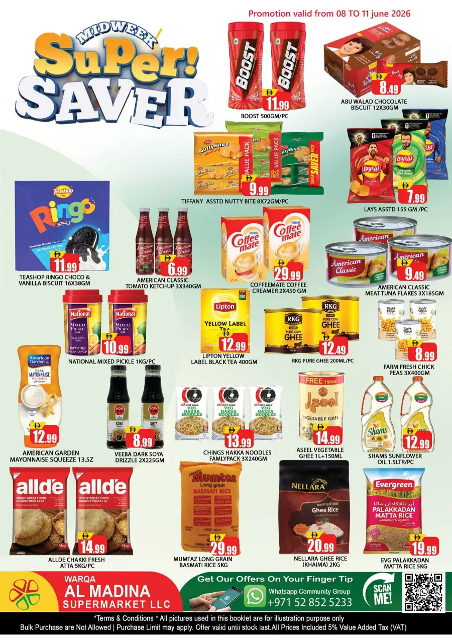 Al Madina Supermarket Warqa Midweek Deals page 1