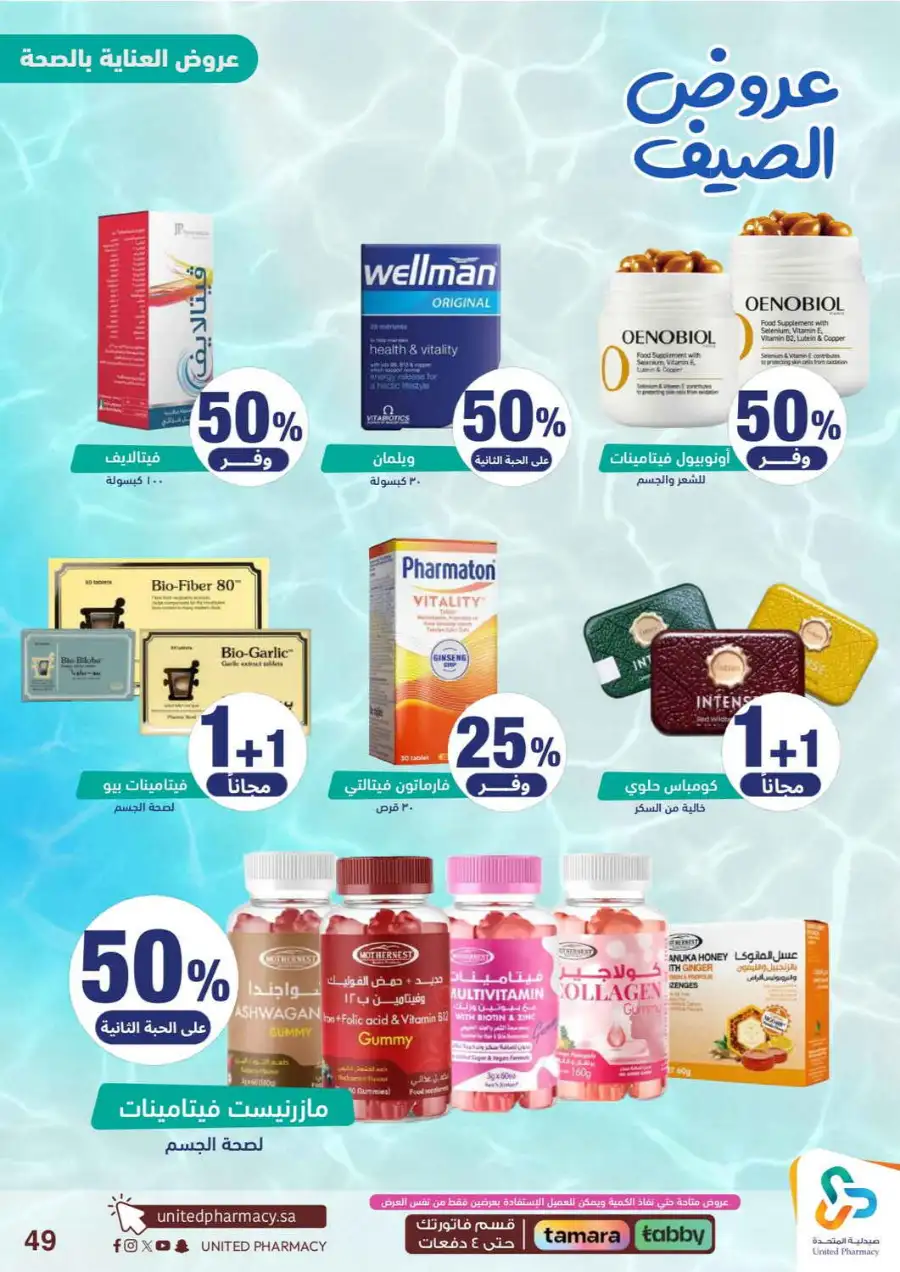United Pharmacy Saudi Summer Offers 2026 |  Latest Leaflets page 50