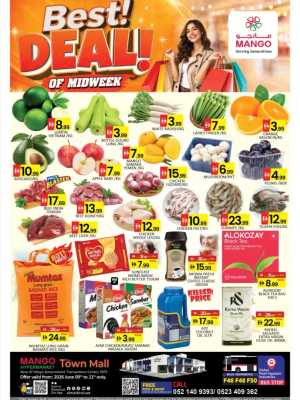 Mango Hypermarket Town Mall Midweek Deals | Biggest Deals Today flyer cover