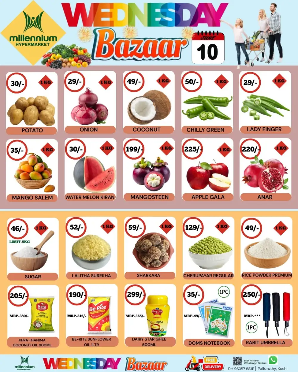 Millennium Hypermarket Kochi Wednesday Bazaar | Save Today page 1