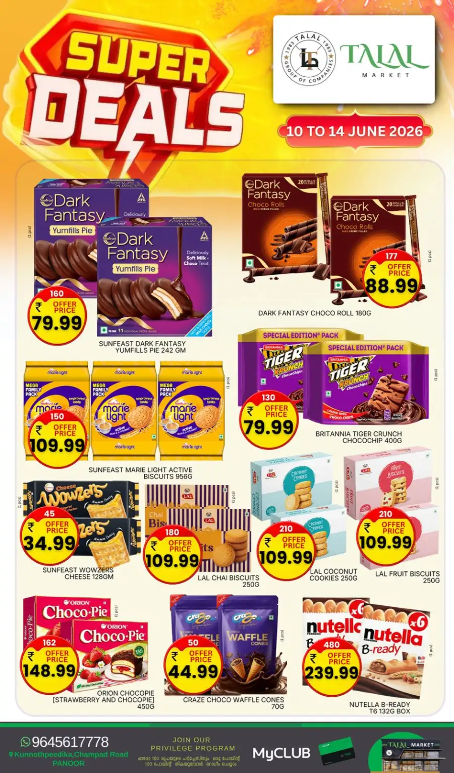 Talal Market Panoor Super Deals Grocery Offers | Live Deals page 10