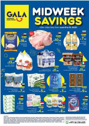 Gala Supermarket Midweek Savings UAE Deals | Shop Today flyer cover