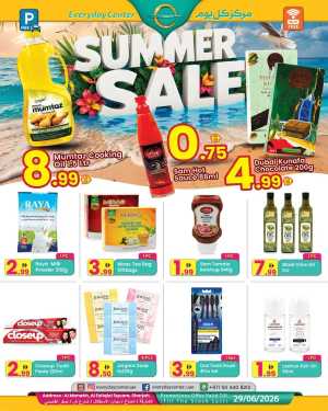 Everyday Center Sharjah Summer Sale Deals | Biggest Deals Today flyer cover