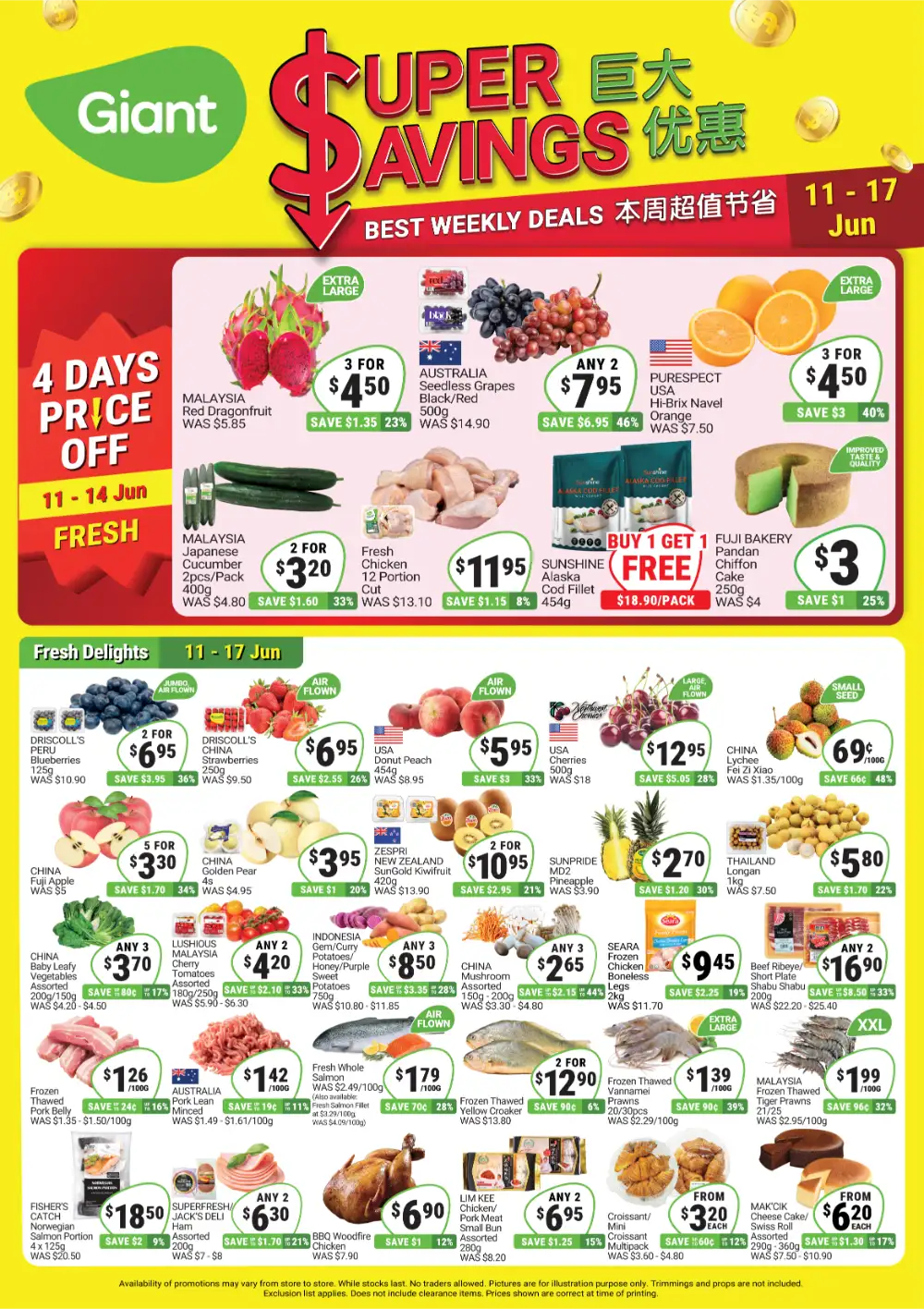 Giant Super Singapore Savings and Best Weekly Grocery Deals | Save Today page 1