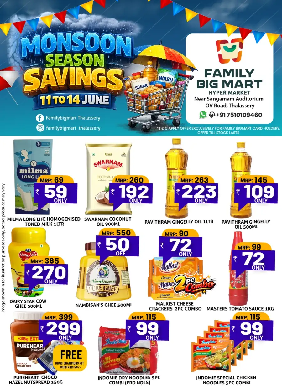 Family Big Mart Thalassery Monsoon Offers page 3